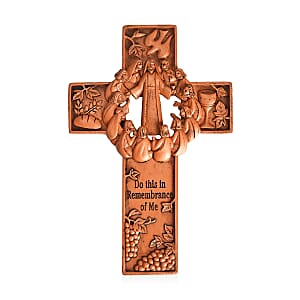 Decorative Jesus Christ Carved Wall Hanging Cross