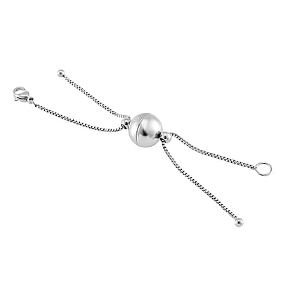 Stainless Steel 1.2mm Box Chain 3Inch with 12mm Magnetic Lock and Lobster Lock