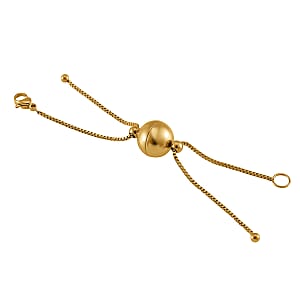 ION Plated YG Stainless Steel 1.2mm Box Chain 3Inch with 12mm Magnetic Lock and Lobster Lock