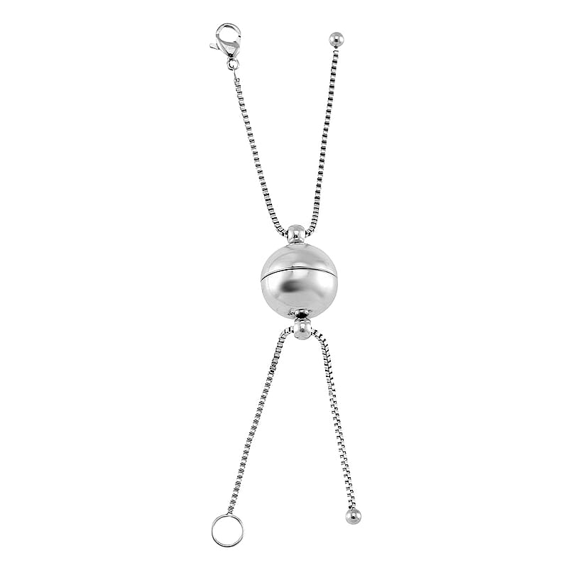 Stainless Steel 1.2mm Box Chain 3Inch with 14mm Magnetic Lock and Lobster Lock