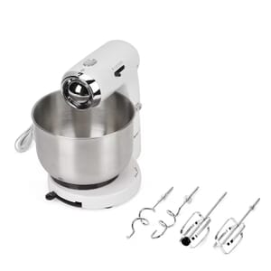 Homesmart Multi-purpose 3.5L Stand Mixer with 2pcs Beaters and 2pcs Hooks- White