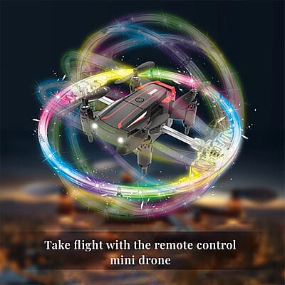 Advanced 2.4GHZ Remote Control Mini Drone - Black