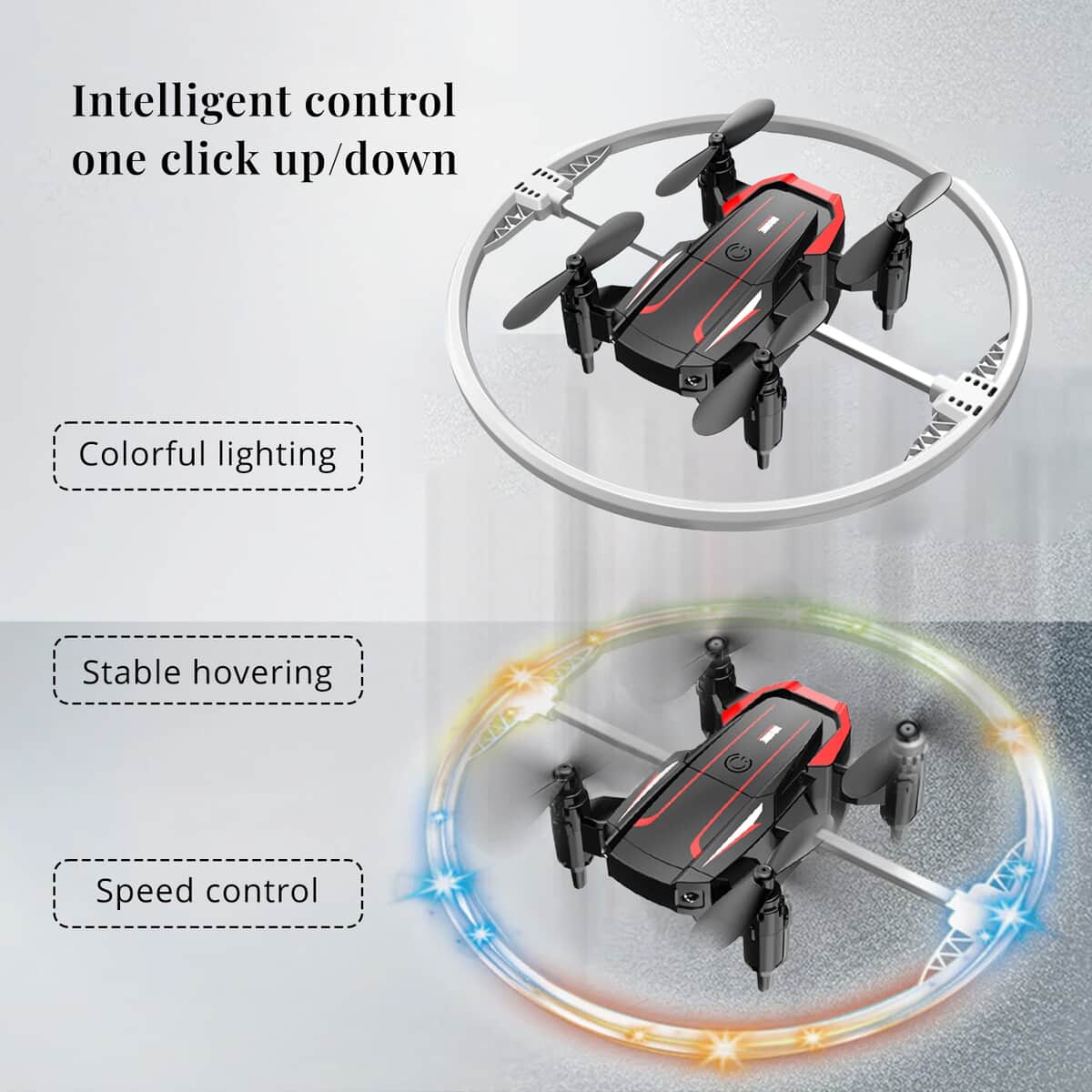 Doorbuster Advanced 2.4GHZ Remote Control Mini Drone - Black image number 2