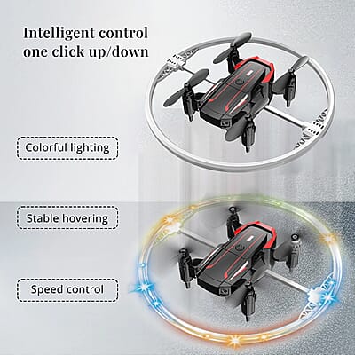 Advanced 2.4GHZ Remote Control Mini Drone - Black