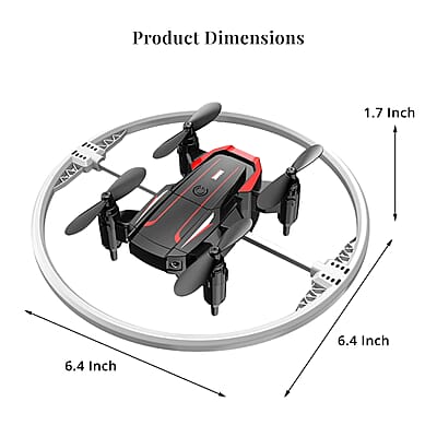 Advanced 2.4GHZ Remote Control Mini Drone - Black