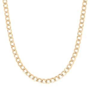 14K Yellow Gold 4mm Cuban Chain Necklace 22 Inches 8.20 Grams