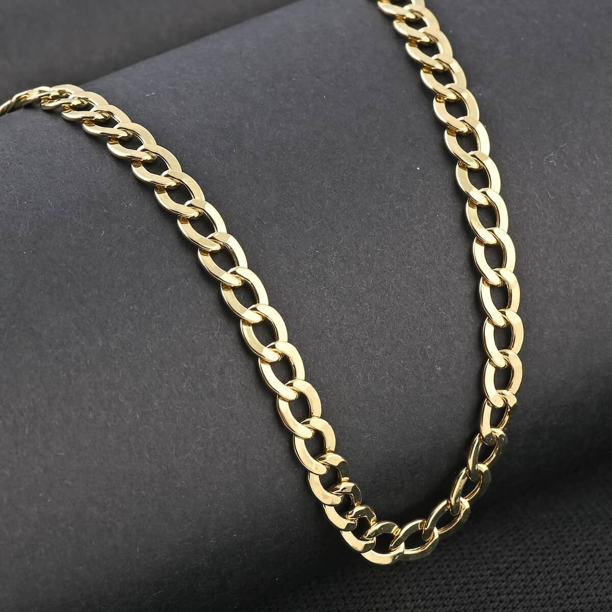 14K Yellow Gold 4mm Cuban Chain Necklace 22 Inches 8.20 Grams image number 1