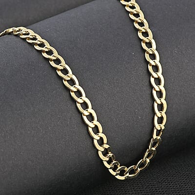 14K Yellow Gold 4mm Cuban Chain Necklace 22 Inches 8.20 Grams