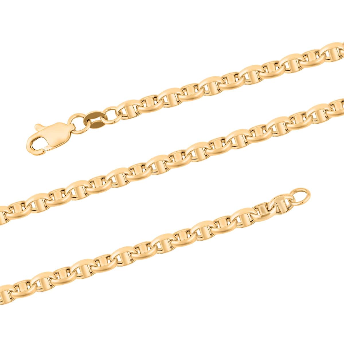 14K Yellow Gold 4.15mm Filk Chain Necklace 20 Inches 7.90 Grams image number 2