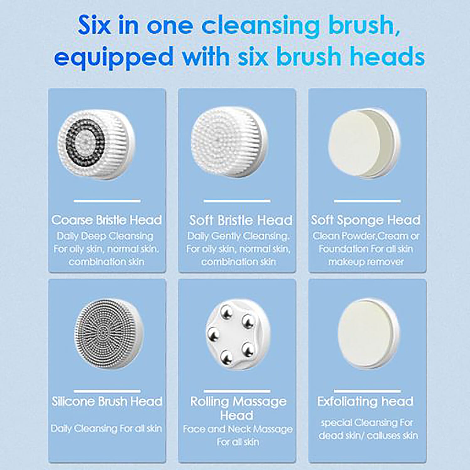 Bene Beauty LED Rotating Facial Cleaning Brush - Green