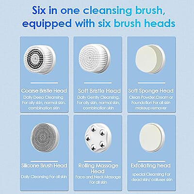 Bene Beauty LED Rotating Facial Cleaning Brush - Green