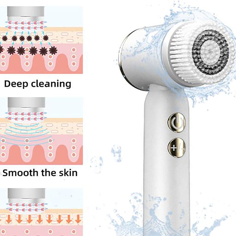 Bene Beauty LED Rotating Facial Cleaning Brush - Green