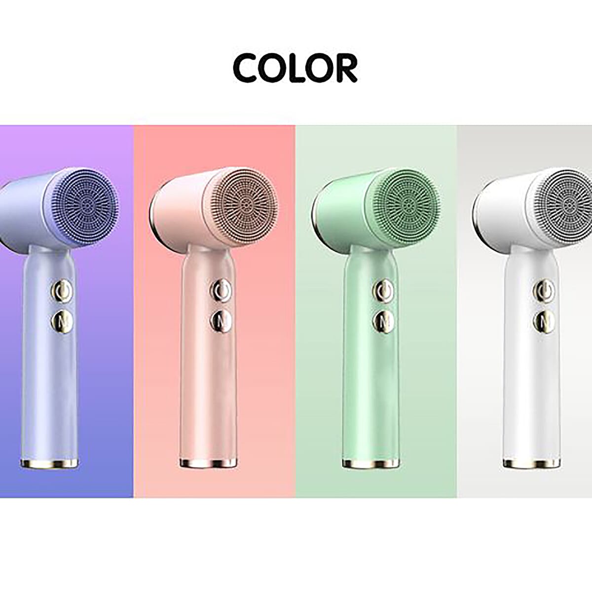 Bene Beauty LED Rotating Facial Cleaning Brush - Purple image number 8