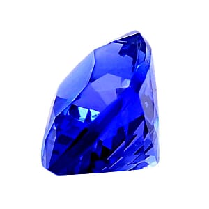 Certified and Appraised AAAA Tanzanite (Cush 8x6 mm) 1.60 ctw