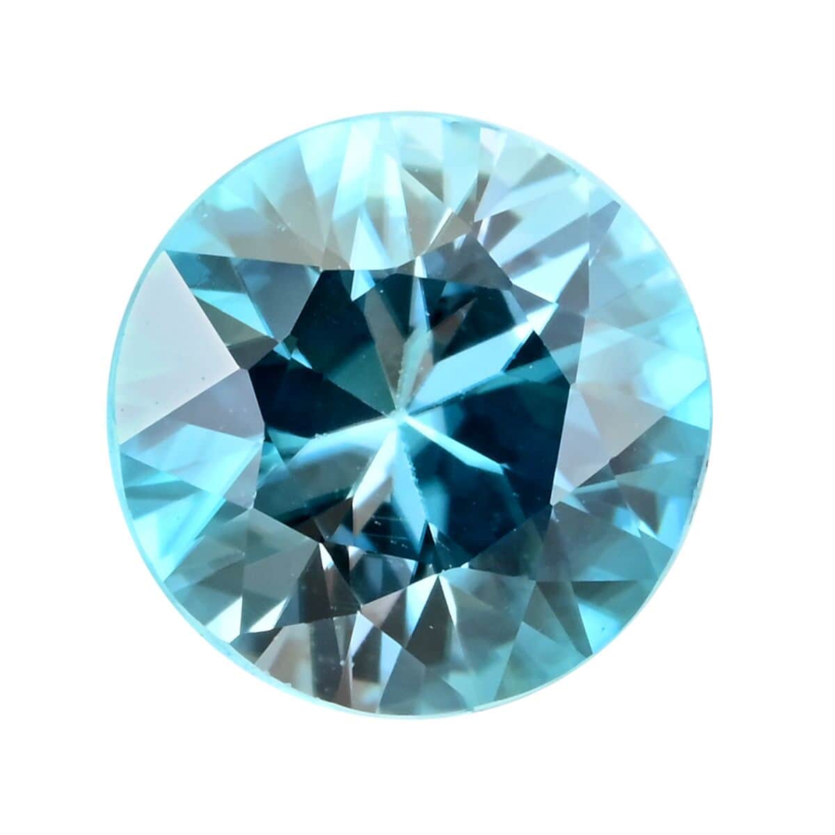 AAAA Cambodian Blue Zircon (Rnd Free Size) 2.00 ctw image number 0