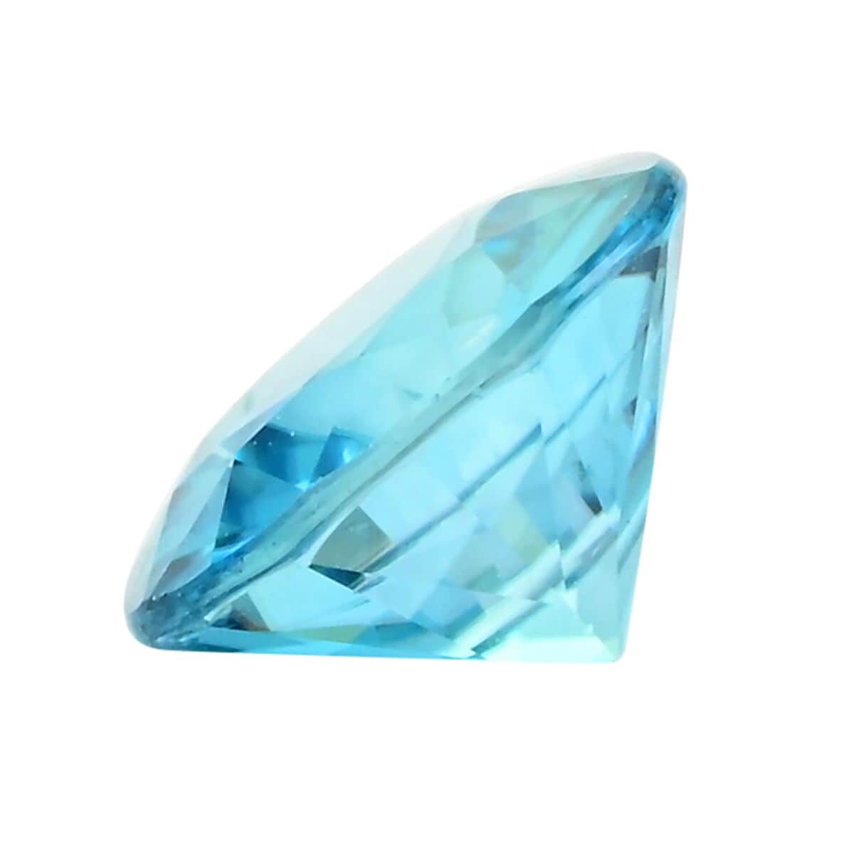 AAAA Cambodian Blue Zircon (Rnd Free Size) 2.00 ctw image number 1