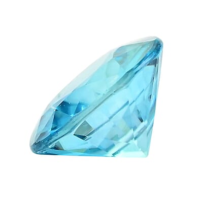 AAAA Cambodian Blue Zircon (Rnd Free Size) 2.00 ctw