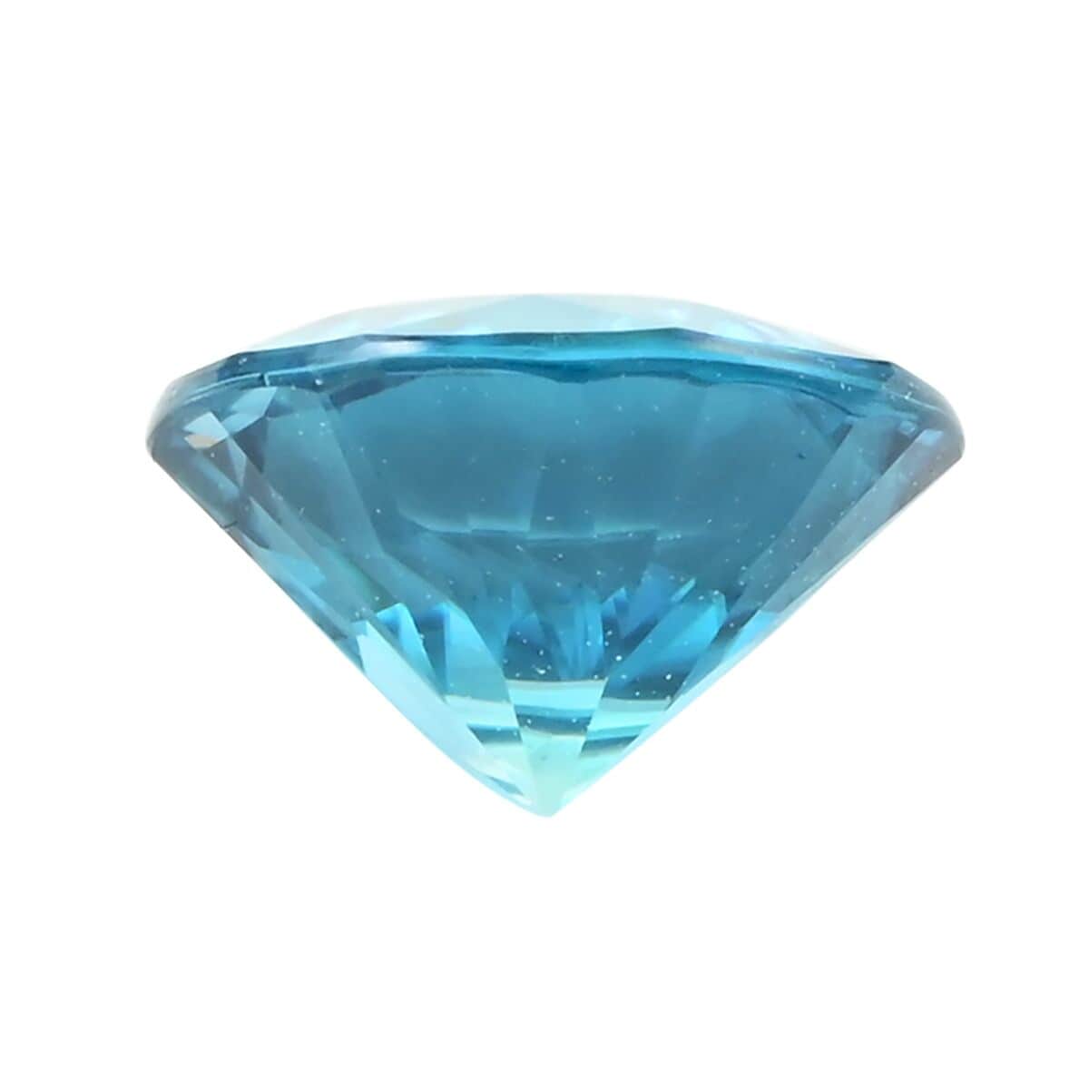 AAAA Cambodian Blue Zircon (Rnd Free Size) 2.00 ctw image number 2