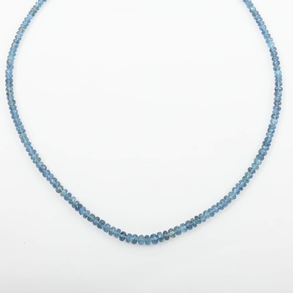 Rhapsody 950 Platinum AAAA Tatu Aquamarine Beaded Graduate Necklace (18-20 Inches) 70.00 ctw image number 3