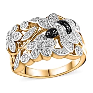 Karis Diamond Accent Ring in 18K YG Plated (Size 10.0)