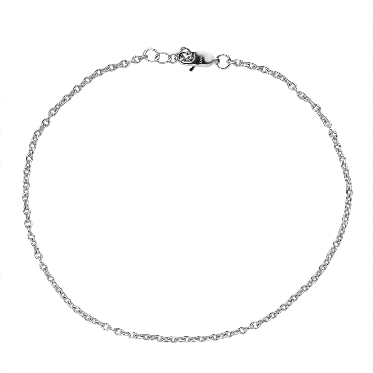 Sterling Silver Chain Anklet (9 In) (2.85 g) image number 0