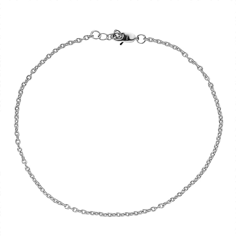 Sterling Silver Cable Chain Anklet (9 In) 2.85 Grams