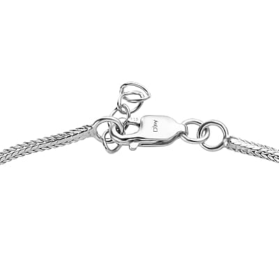 Sterling Silver Chain Anklet (9 In) 2.85 Grams
