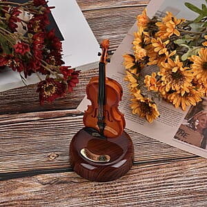 Exquisite Violin Music Box (Battery not Included)