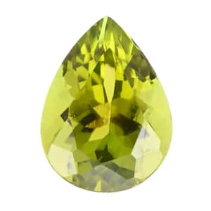 AAA Calabar Green Tourmaline (Pear 8x6 mm) 1.00 ctw