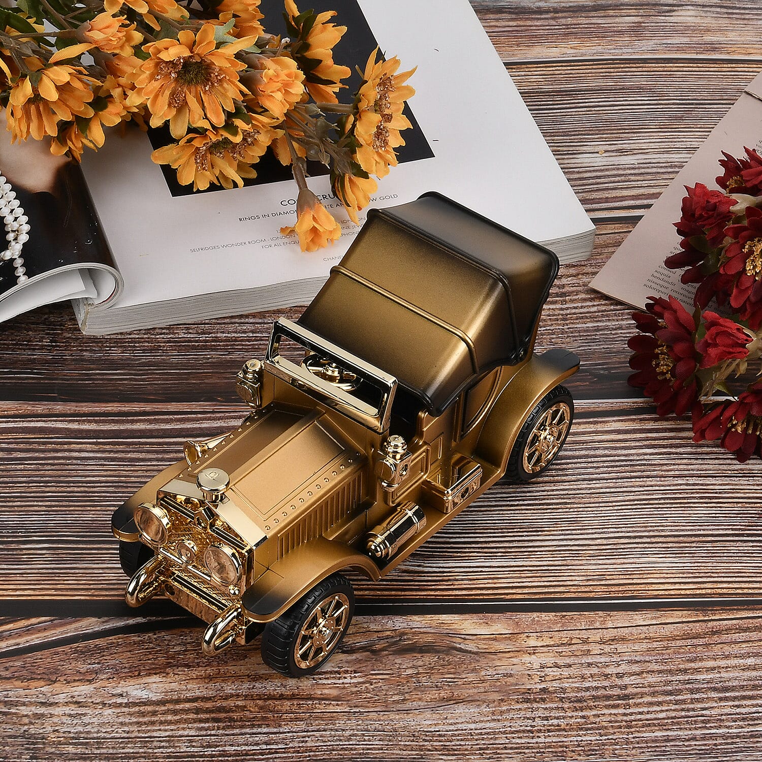 Retro Car Music Box (Battery not Included)