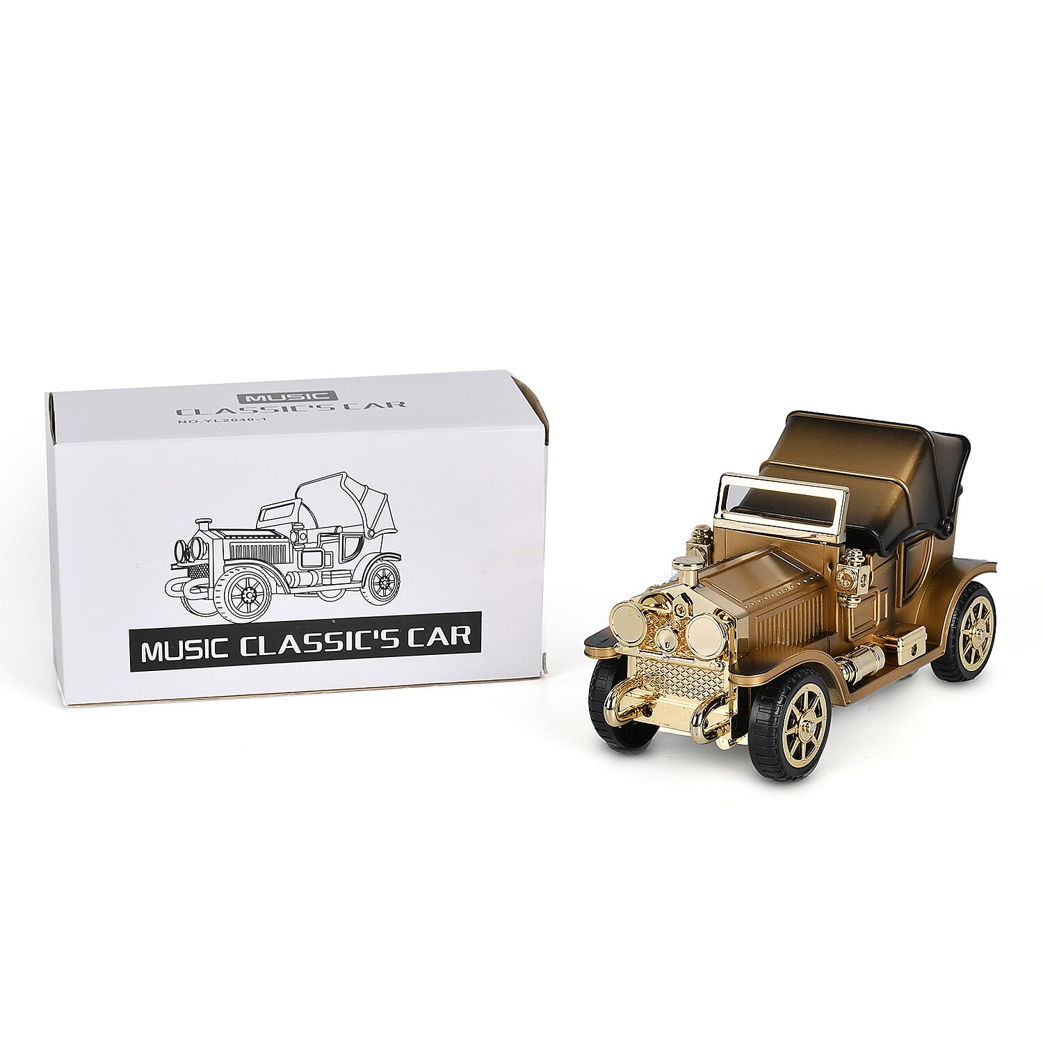Retro Car Music Box (Battery not Included)