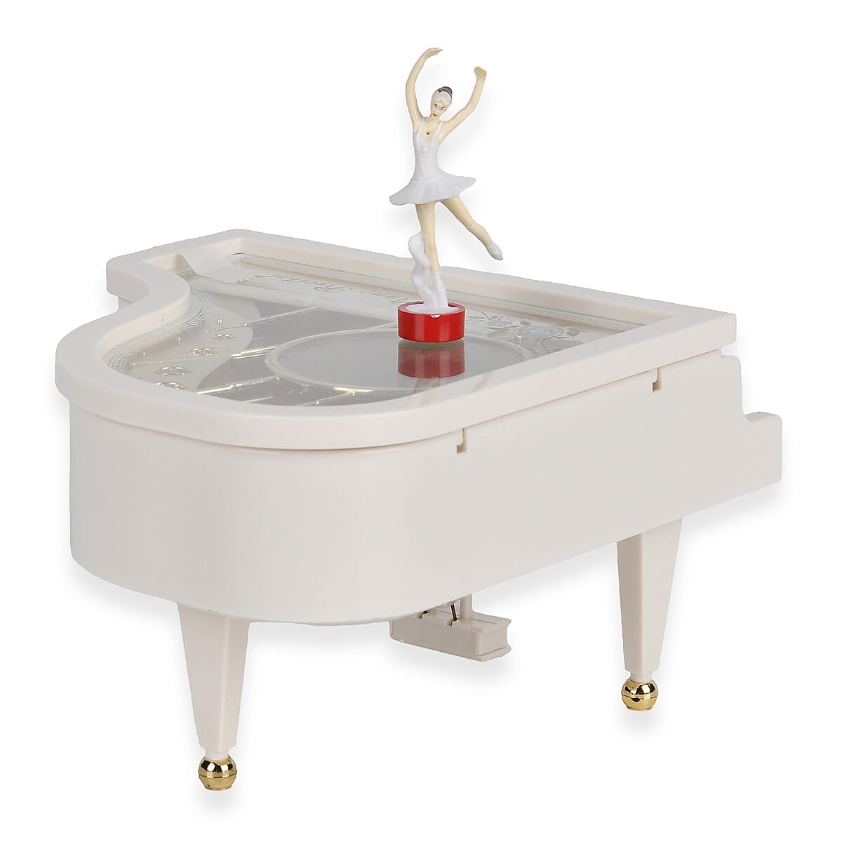 Piano Music Box with Ballerina (Battery not Included) image number 4