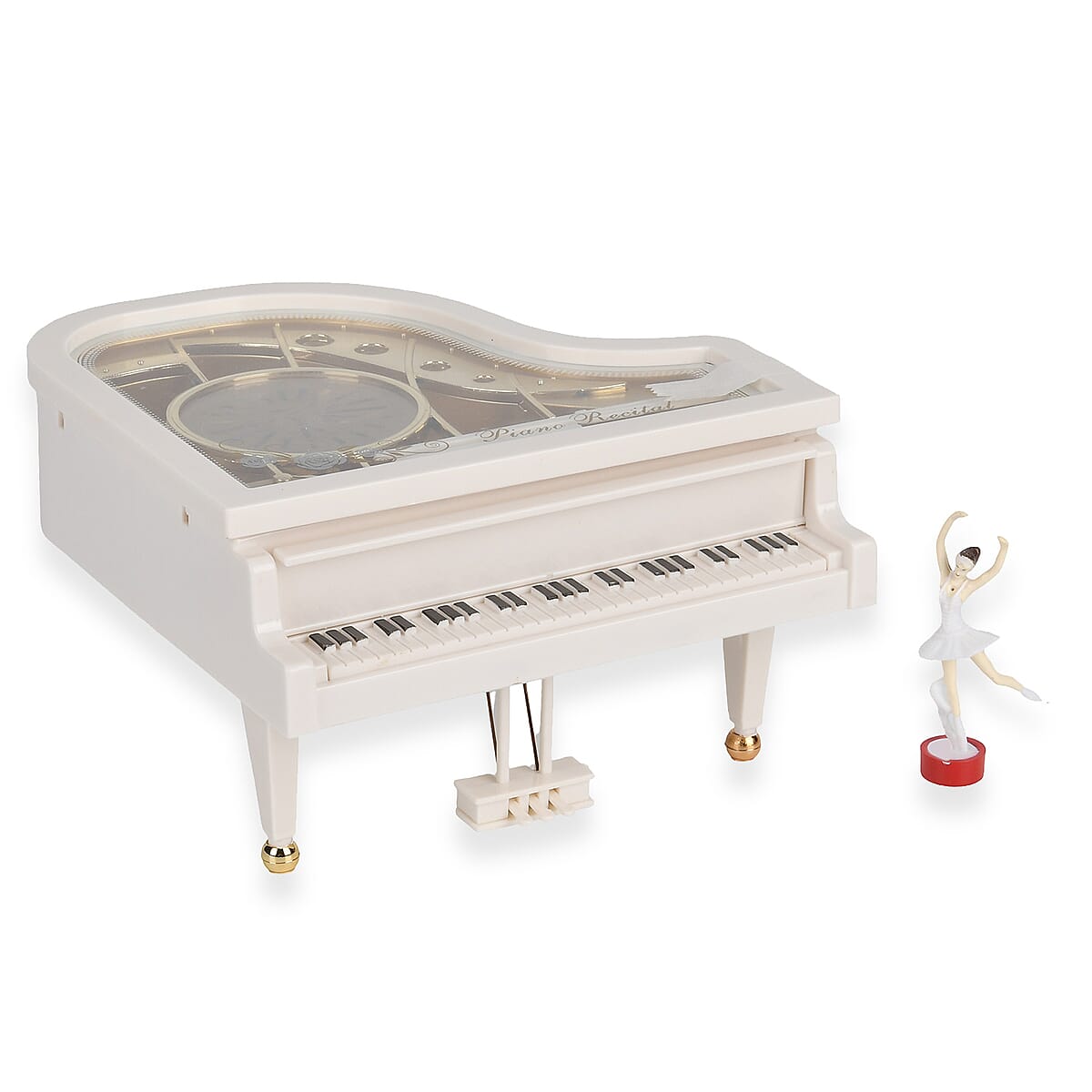 Piano Music Box with Ballerina (Battery not Included) image number 5