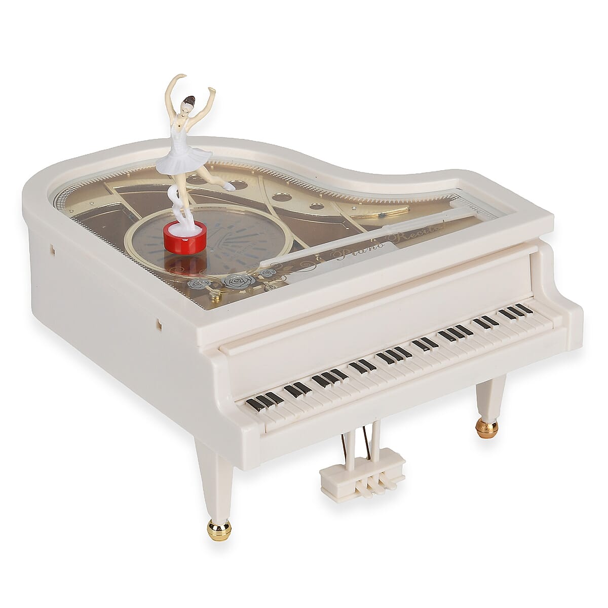 Piano Music Box with Ballerina (Battery not Included) image number 8