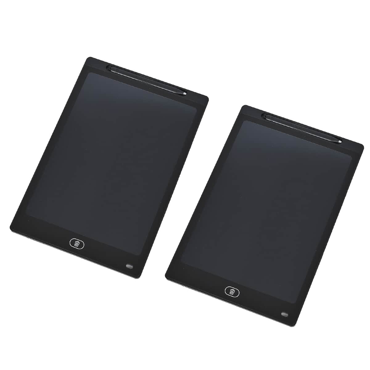 Set of Two 12Inch LCD Writing Tablet with Pen - Black image number 2