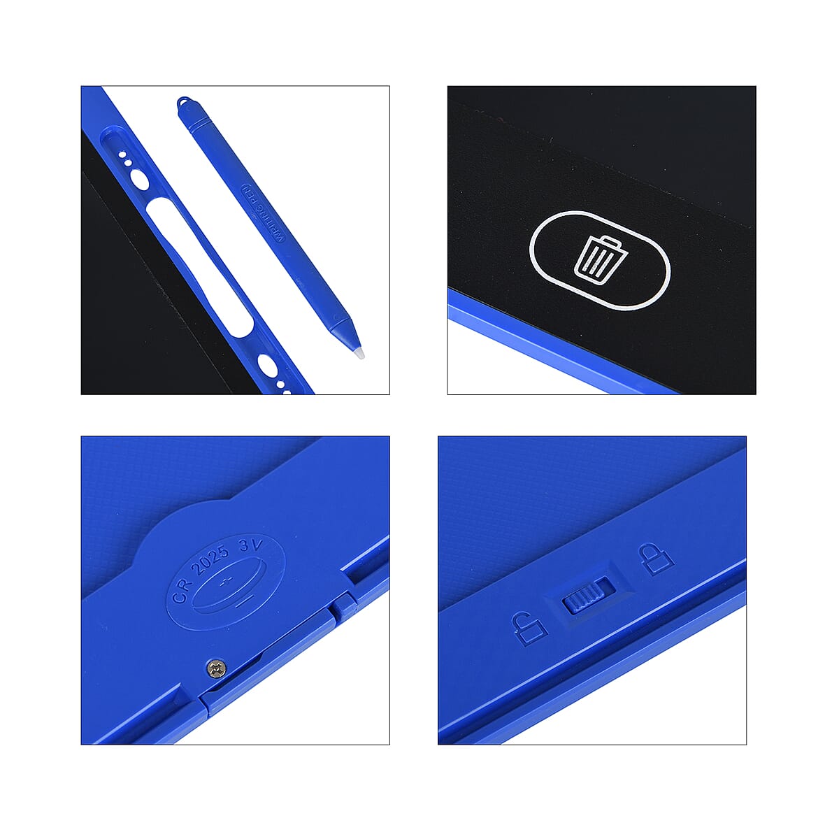 Livmore Set of Two 12Inch LCD Writing Tablet with Pen - Blue image number 7