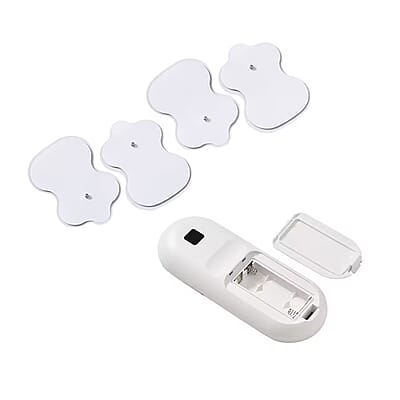 Soulsmart EMS Heating Foot Massager with 2 Electrode Body Pads (2xAA Batteries Not Included)