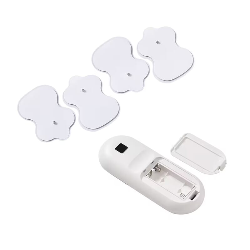 Soulsmart EMS Heating Foot Massager with 2 Electrode Body Pads (2xAA Batteries Not Included)