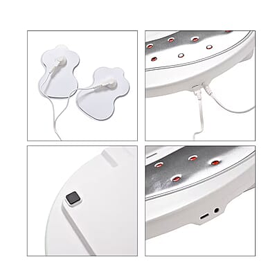 Soulsmart EMS Heating Foot Massager with 2 Electrode Body Pads (2xAA Batteries Not Included)