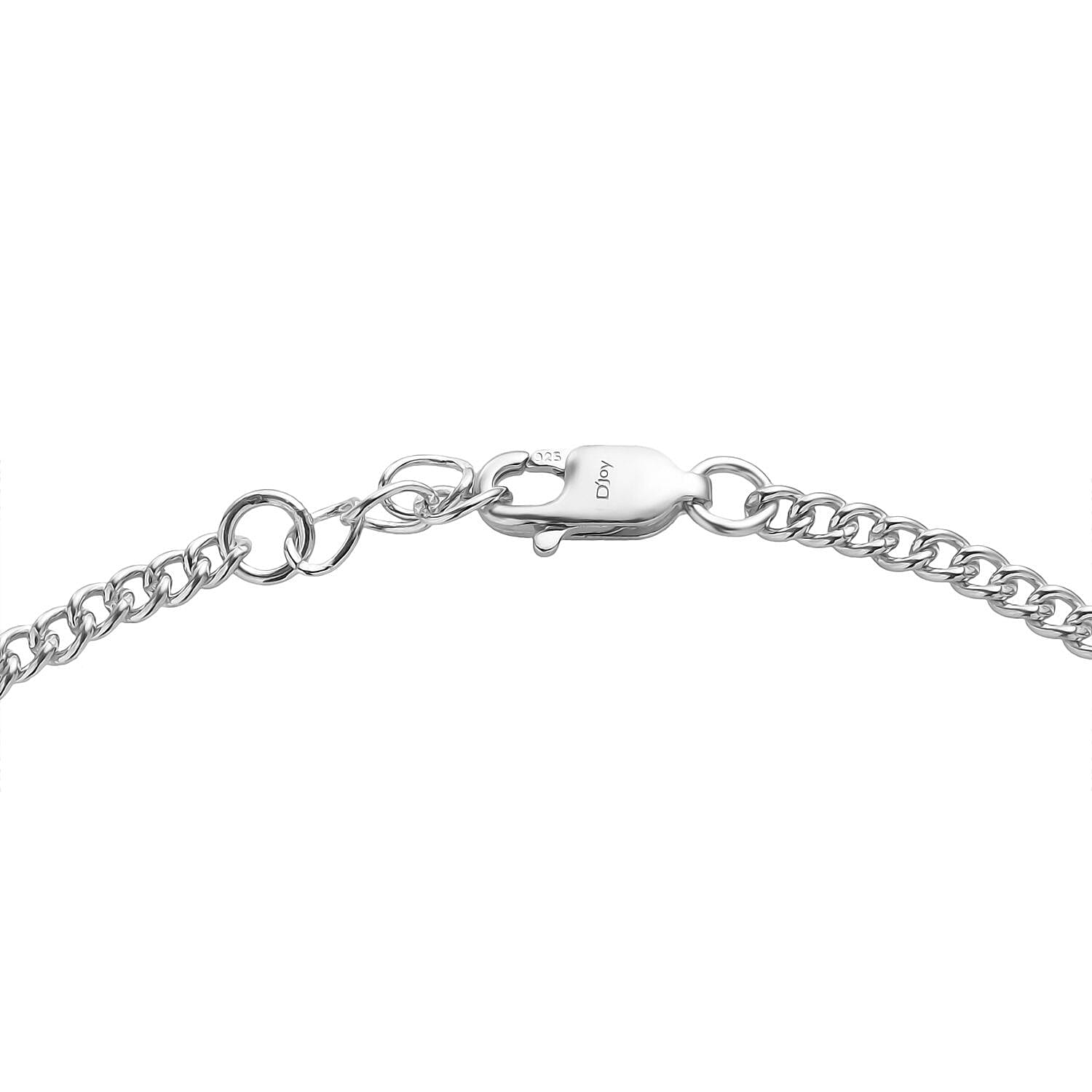 Sterling Silver Chain Anklet (9 In) 3.60 Grams