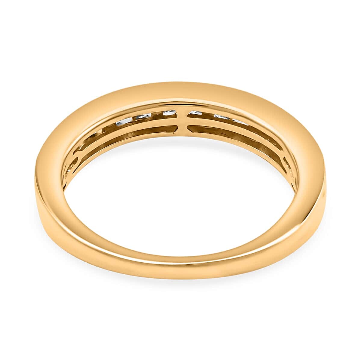 Diamond G-H I2-I3, 0.50 ctw Ring in 10K Yellow Gold (Size 9.0)