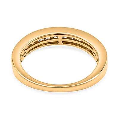 Diamond G-H I2-I3, 0.50 ctw Ring in 10K Yellow Gold (Size 9.0)