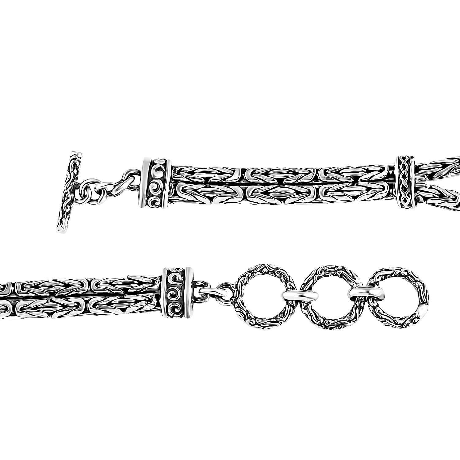 Bali Legacy Brazilian Citrine 2.50 ctw Floral Bracelet in Sterling Silver (7.25 In)