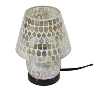 Multi Color Mosaic Glass Table Lamp with 1.6 Meter Wire and E26 Holder (Voltage 110V, 40W, Without Bulb)