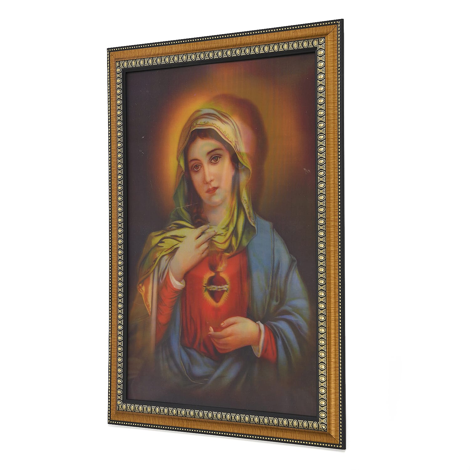 Buy Holy Mother Mary and Jesus 2 Pictures Photo Frame at ShopLC.