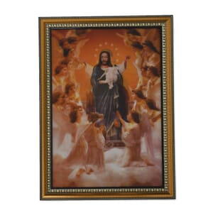 Holy Mother Mary and Jesus 2 Pictures Photo Frame