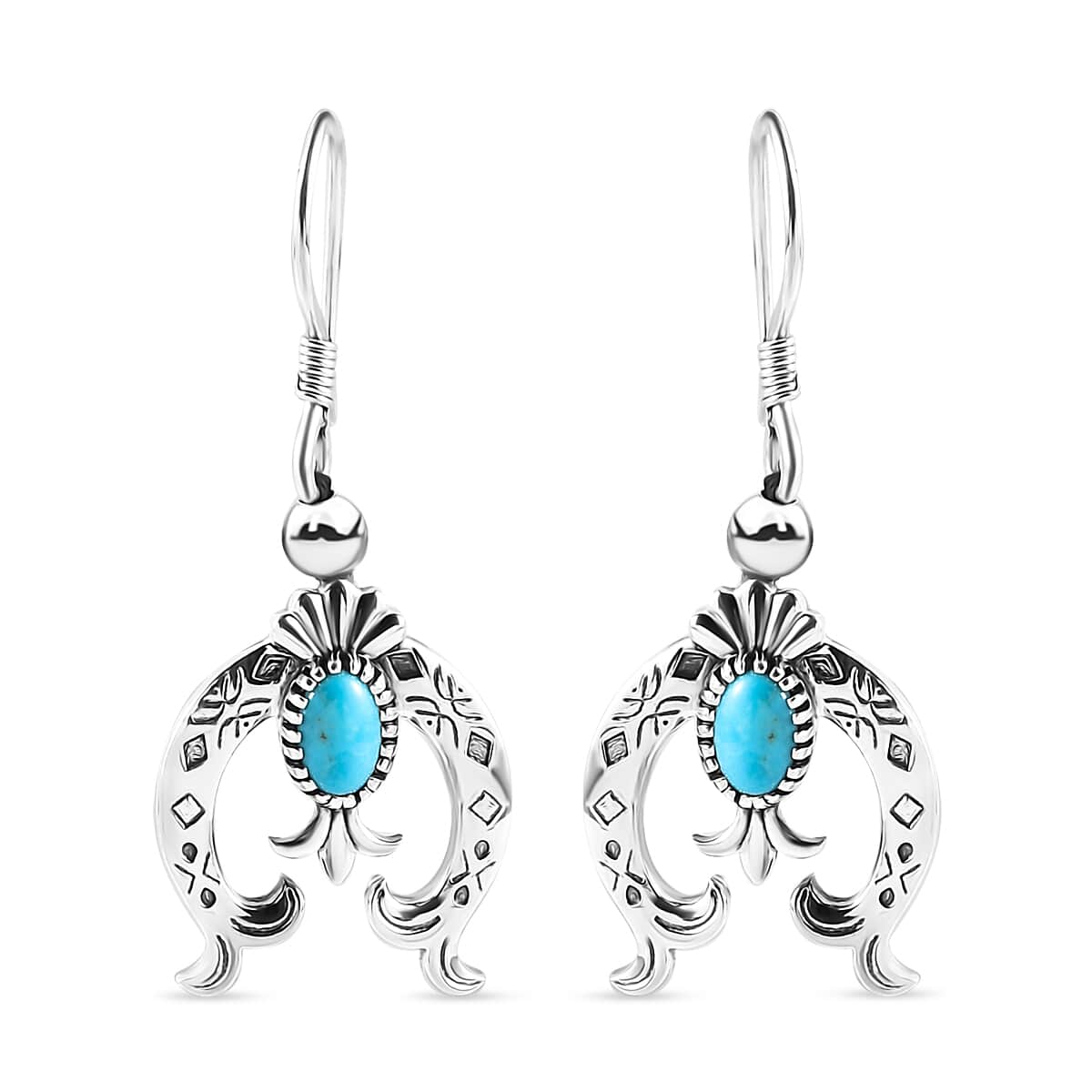 Sterling Silver Oxidized Squash buy Blossom Long Dangle Earrings For Women