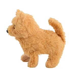 Livmore Yellow Walking Plus Dog Toy (2xAA Battery Not Included)