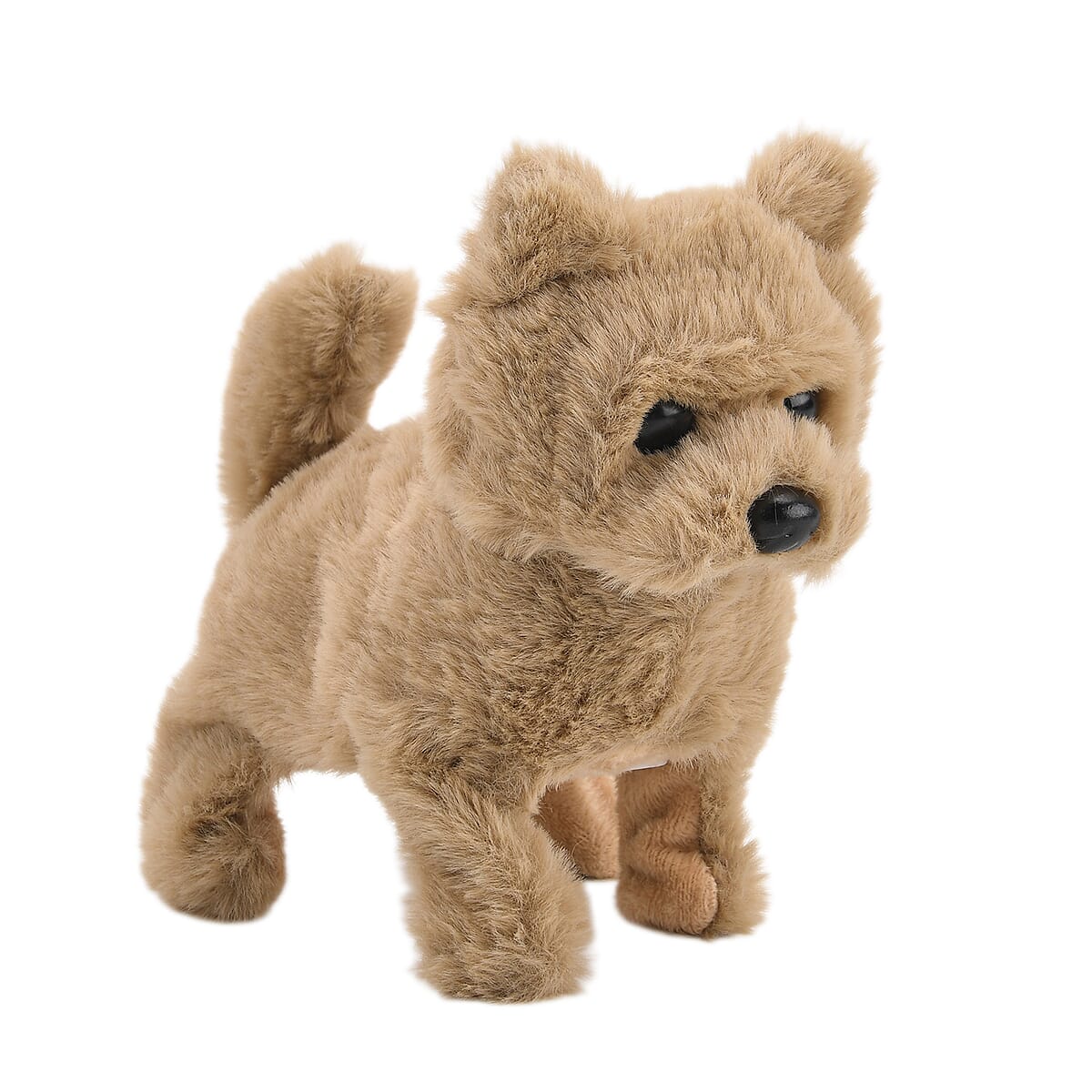 Livmore Light Brown Walking Plus Dog Toy (2xAA Battery Not Included) image number 4