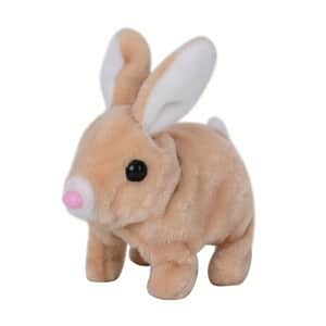 Yellow Walking Plush Rabbit (2xAA Battery Not Included)